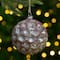 3.5" Silver Mercury Distressed Glass Ball Ornament